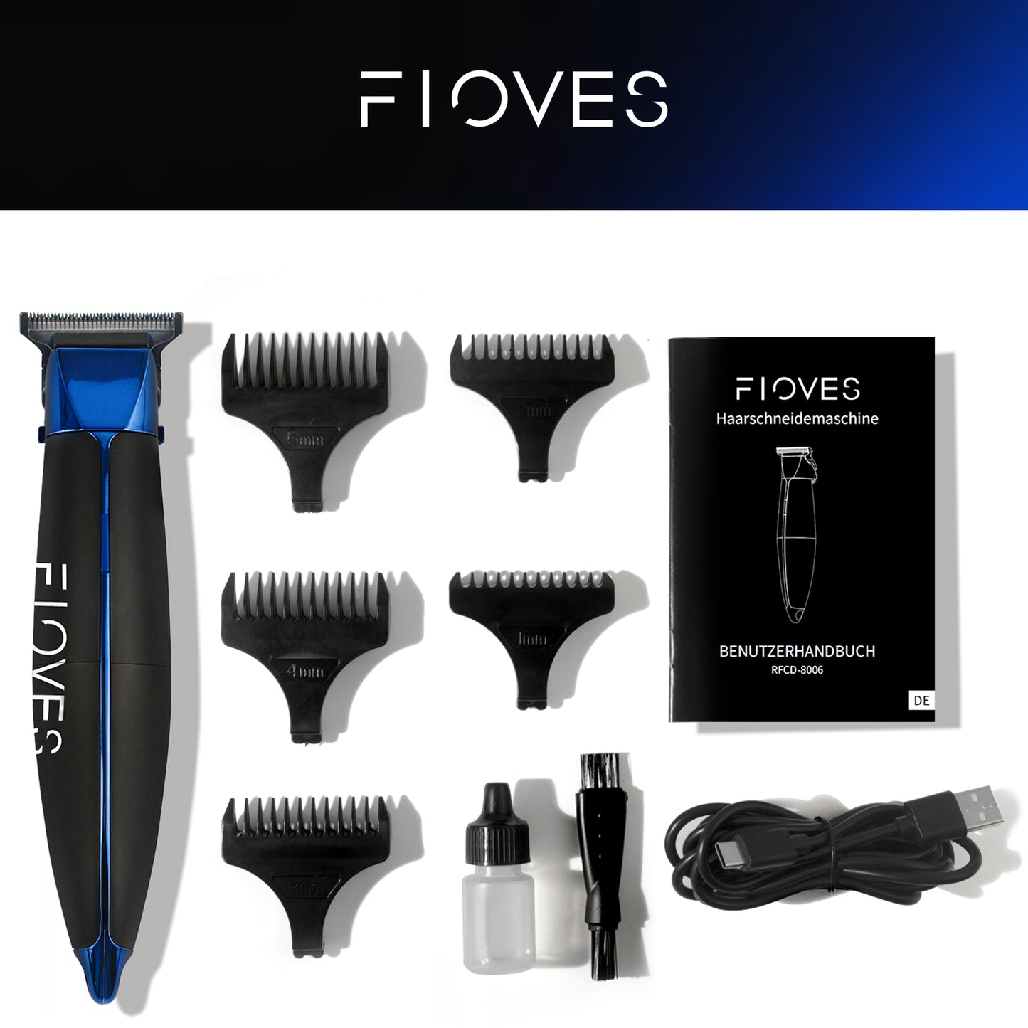 FLOVES RFCD-8006 Cordless Hair Clippers